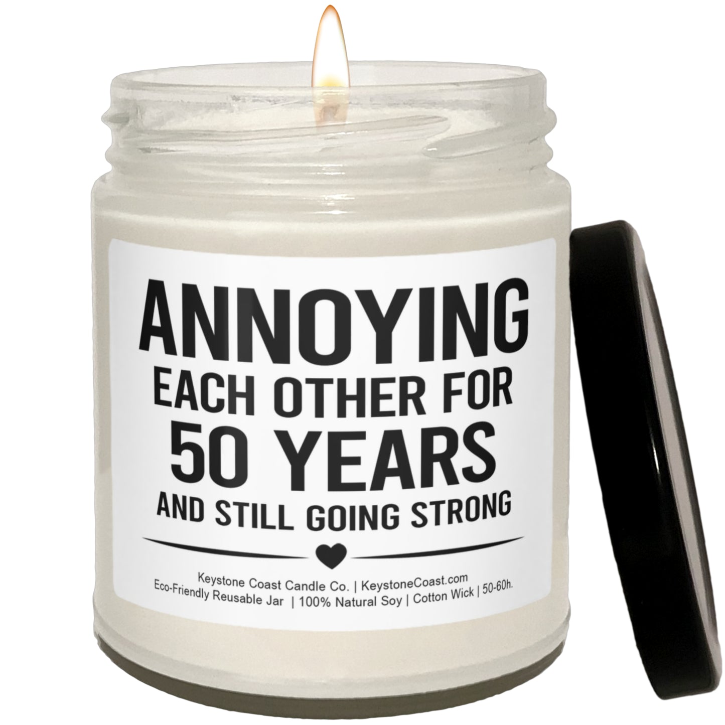 Annoying each other for 50 years Scented Soy Candle, 9oz